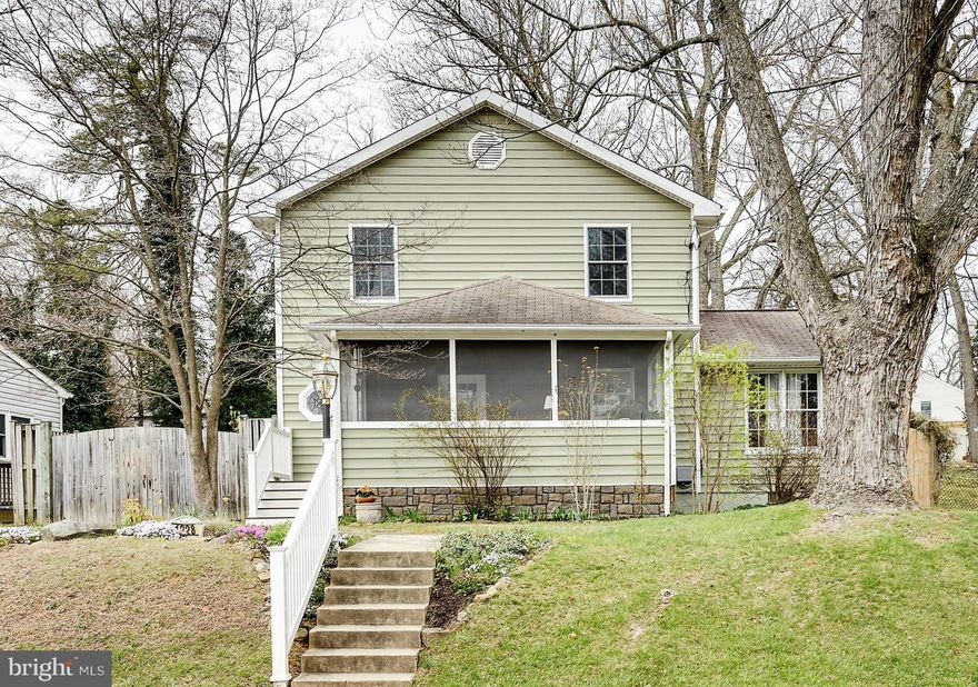 Nicely Updated Colonial offering 5 BR (1 main level, 4 up), 2.5 BA, Large Private Back Yard w/Flagstone Patio (ideal for cookouts, kids, pets), Enclosed Front Porch, 2-Car Driveway, Granite Counters, SS Appliances (some), Gas Cooking, Storage Shed, Ceiling Fans throughout + many upgrades. Conveniently located between two METRO Stations, Restaurants & Shopping.