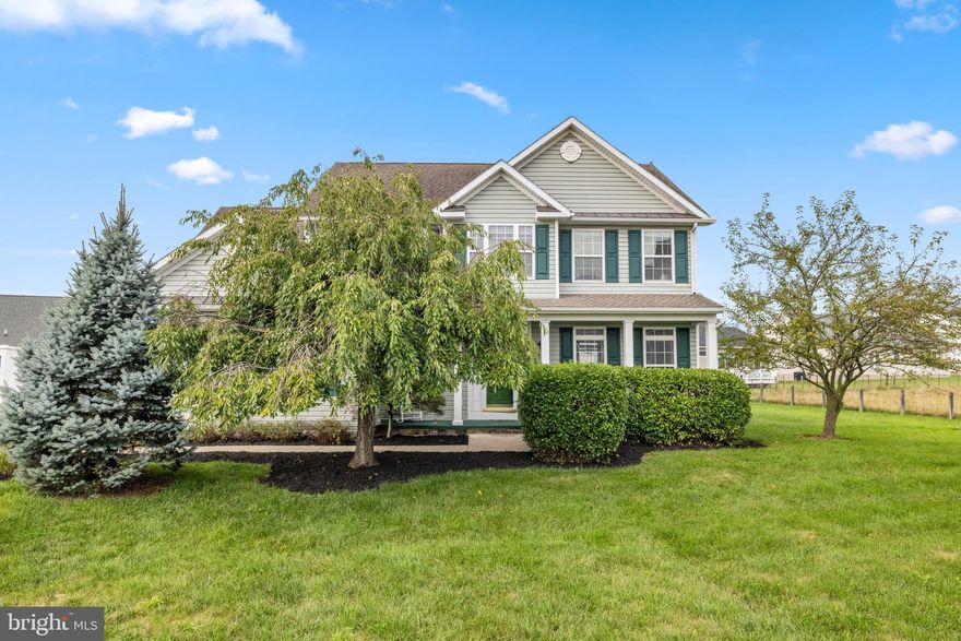 Welcome Home to 180 Carrera Ct, one of the largest home in the community located on a quiet cul de sac surrounded by rolling hills, scenic mountains, farms, nearby trails, transportation access, and amenities. Greeted by a large driveway and covered front porch surrounded by freshly done landscaping.  Upon walking into the home you’ll be greeted by a Grand 2 story foyer with open staircase, hardwood flooring, high ceilings, crown molding and updated windows allowing natural light to follow through out the home.  There is a formal living room, dinning room, spacious kitchen offering an island, build in desk, Stainless Steel appliances, large walk in pantry, access to your 12x24 deck overlooking farm land, spacious family room with gas fireplace, mudroom, and half guest bedroom. Upper level features fresh new carpet — a private primary suite with 2 enormous walk in closets, vault ceiling with ceiling fan, attached full bathroom with double sinks, walk in shower, luxury soak in tub and private toilet room. As well as 3 additional rooms, full bathroom with double sinks and shower/tub combo and laundry.  The walkout basement with rough in plumbing for additional full bathroom is just waiting for you to transform the space just to your liking! With the spacious layout - the possibilities are endless!

The desirable Webber Springs subdivision is only 15 minutes from Charles Town, WV. The area has easy transportation access via Interstate 81, US 11, and State Roads 9, 45, 51, and 116. It is also convenient to the Eastern West Virginia Regional Airport, Hagerstown, MD Regional Airport, and a relatively short drive to Washington Dulles International Airport.

Move in ready! Updates include - Newer HVAC, New Carpet, New Lighting, Paint, Newer Deck - Built to how a hot tub,  Fresh landscaping, Professionally cleaned.