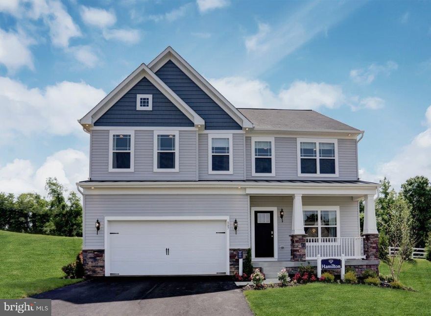 THIS IS A PROPOSED NEW CONSTRUCTION. PICK YOUR LOT, FLOOR PLAN, AND
As you walk into the Hamilton there is a Choice Room that's open to the foyer. Use this space as a formal living room or playroom for the kids. Down the hall is the Great Room. Add an optional fireplace to make an inviting space to gather with the whole family. The Great Room opens up to a classically designed Kitchen. A small Mudroom at the entry to the Garage rounds out this flexible first floor. Following the stairs, to the second floor, you find the Owner's Suite and three additional Bedrooms, all with ample closet space, plus a Laundry Room, centrally located at the end of the hallway for convenience and ease. The Owner's Suite with a spacious bedroom offers a walk-in closet brimming with storage space. Designed to be a private haven, the Owner's Bedroom has an ensuite bath with available options of a Super Bath, with soaking tub and shower, or Venetian-style, with a large glass-enclosed shower with seat. Take the Hamilton design even further with a variety of options, extensions, and upgrades to personalize this dream home. OPTIONS.