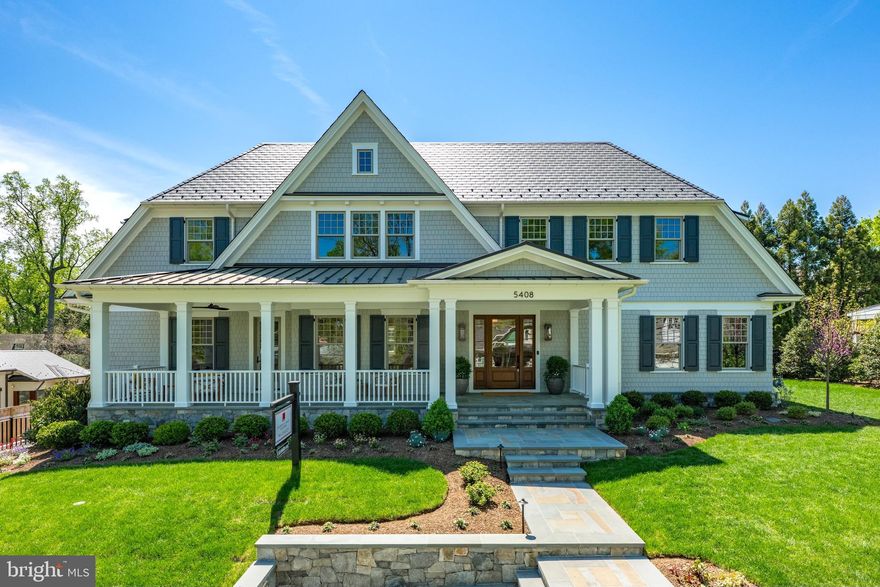 NEW PRICE for this recently completed! STUNNING new build by Cafritz Builders and designed by GTM Architects, on over 18,000 sq ft lot in the heart of Edgemoor.  Gracious floor plan flooded with natural light, main level home office, 5 en-suite bedrooms on 2nd level, inclusive of primary bedroom with large, private balcony.  Finished lower level with home gym,  three-car attached garage, huge level rear yard with Southern exposure and plenty of room for a pool. Finest details throughout from wide oak hardwood flooring, to beautiful hardware, plumbing fixtures and light fixtures.  Just a short stroll to the Edgemoor Club, Metro and downtown shops and restaurants.  Whitman cluster. Open 10/18 from 1pm-3pm.