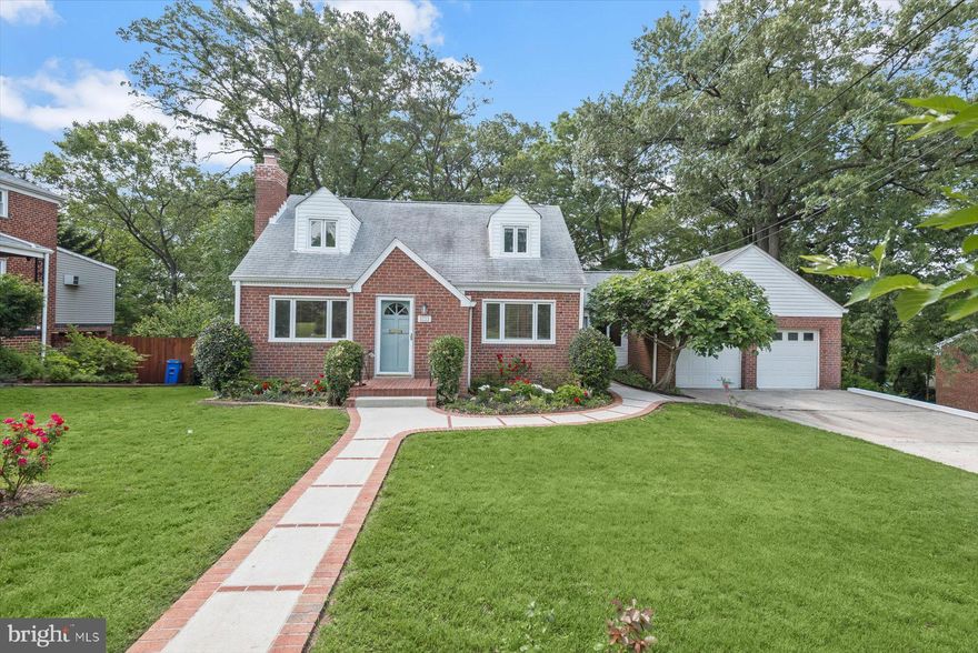 Welcome to this beautiful and spacious home in the heart of highly sought-after Cheverly! With over 3,500 square feet of finished living space and one of the largest footprints in the neighborhood, this home sits on a rare double lot and features an attached two-car garage with driveway—an uncommon find in the area.

Blending timeless charm with modern updates, this home boasts five bedrooms, three full bathrooms, and a stunning great room addition off the kitchen—perfect for entertaining or relaxing by the fireplace. The updated kitchen features high-end quartz countertops, stainless steel appliances, and a sunny eat-in area that flows seamlessly into the great room. On the main level, you'll find a welcoming mudroom entrance, formal living room, guest bedroom and full bath, and direct access to the deck and spacious, resort-style backyard.

Upstairs includes three bedrooms and an updated full bath, with a Mitsubishi Electric Inverter in the west bedroom for year-round comfort. The fully finished walkout basement offers flexibility as a home office, recreation/media space, or potential fifth bedroom/apartment, and includes a laundry room and access to a private patio. A Generac whole-house standby generator ensures peace of mind, while newly refurbished fireplaces add cozy charm. Ample storage space is available beneath the great room addition.

Step outside to your private backyard retreat with a large deck shaded by mature oak trees, perfect for summer gatherings. The home is ideally located just a 15-minute walk to the Cheverly Metro and a 5-minute walk to the Cheverly Swim & Racquet Club and Euclid Street Park. Enjoy nearby conveniences including Dakota Crossing (Costco, Lowe’s), Woodmore Town Center (Wegmans), and easy access to Capitol Hill, downtown DC, and the University of Maryland.

Don’t miss this rare opportunity to own a move-in-ready, spacious, and beautifully updated home in one of Prince George’s County’s most desirable communities. Schedule your private tour today!