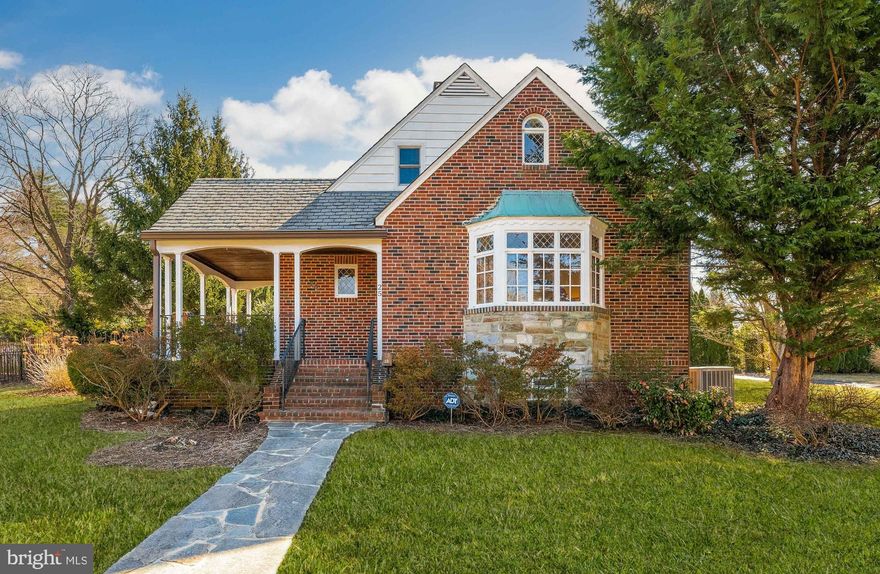 JUST LISTED IN WILTONDALE!  A VERY SPECIAL PROPERTY ON A SPECTACTULAR 1/2 ACRE LOT IN ONE OF THE MOST TREASURED TOWSON NEIGHBORHOODS! DON'T MISS THIS RARE OPPORTUNITY TO OWN ONE OF ONLY A HANDFUL  OF "DOUBLE LOTS" IN WILTONDALE.  THIS ENCHANTING 1930'S HOME WAS CUSTOM BUILT FOR A EUROPEAN FAMILY AND DESIGNED TO REFLECT THE CHARM OF AN OLD WORLD COTTAGE - BOTH INTERIOR AND EXTERIOR. THE LUSH GROUNDS ARE ABSOLUTELY MAGICAL  AND CONTAIN NEARLY 40 TREES AND NUMEROUS TYPES OF COLORFUL PLANTINGS.  THIS SPECTACULAR YARD CAN BE ENJOYED FROM THE COVERED PORCH, THE CIRCULAR PATIO, OR BY STROLLING THE PROPERTY, FRONTED BY AN IMPRESSIVE STONE WALL.  ONCE INSIDE THIS 4BED/2BATH HOME, YOU'LL BE DELIGHTED WITH THE CHARMING DETAILS THERE TOO--EXTENSIVE CUSTOM WOODWORK, LEADED GLASS WINDOWS, ORIGINAL WOOD FLOORS, WALL SCONCES, PLASTER WALLS & CEILINGS, ARCHWAYS, 2 WOOD BURNING FIREPLACES, CLASSIC BLACK AND WHITE TILED BATHROOM, AND EVEN A LINEN CLOSET WITH LAUNDRY CHUTE! NOW FOR THE UPDATES---*CUSTOM KITCHEN WITH FLOOR TO CEILING WOOD CABINETS, STAINLESS APPLIANCES  AND GRANITE COUNTERS,  **ANDERSON SERIES 400 REPLACEMENT WINDOWS IN MOST OF HOME,  ***HIGH QUALITY REPLACEMENT ROOF/GUTTER SYSTEM ON HOME AND GARAGE, ****HIGH VELOCITY CENTRAL AC, *****STATE OF THE ART ULTRA HIGH EFFICIENCY BOSCH WALL HUNG BOILER/HOT WATER HEATER COMBO, *****200 AMP BREAKER BOX,  AND *****HIGH EFFICIENCY FRONT LOADING WASHER AND DRYER.  ALL THIS PLUS A RARELY FOUND 2 CAR GARAGE,  MUDROOM, FINISHED LOWER LEVEL CLUB ROOM WITH BUILT-INS, BAR, FIREPLACE , WINE STORAGE RM, AND TONS OF STORAGE SPACE.  INCREDIBLE WALKABILITY TO THE AREA'S TOP NOTCH SCHOOLS, WILTONDALE POOL AND PLAYGOUND, AND EVERYTHING TOWSON HAS TO OFFER!  THIS CAPTIVATING PROPERTY IS AN A+!!!!!