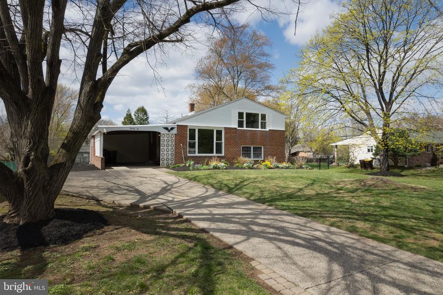 Welcome to this split level home in an established neighborhood of Ivy Ridge in the North Penn School District. Close to the Montgomery Mall, public transportation, public parks, and several shopping centers makes it a desirable location. 
Enter from the carport into the combined living/dining room which has lots of natural light from the picturesque bay window. Upstairs you will find the primary bedroom as well as two additional bedrooms and a hall bathroom. Hardwood throughout the first and second floor.
There is an attached breakfast room to the kitchen, equipped with an extra refrigerator, built-in cabinets, pantry and ample counter space which offers convenience and functionality. Step out from the breakfast room onto the deck and into the backyard, where you will find plenty of room for outdoor activities, gardening,or anything else you can envision.
Descend to the lower level, where a large and spacious family room awaits, providing a perfect retreat for relaxation and entertainment.  This level also houses the laundry room and a second bathroom with a stall shower,for added convenience. The sun porch is a bright and inviting space.
The property features a a spacious two car garage with an attached shed.