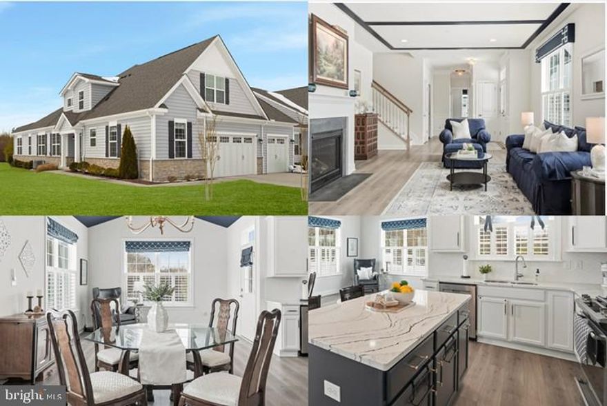 OPEN SATURDAY & SUNDAY, FEB 14 & 15, 1:00–3:00!    Welcome to Bay Bridge Cove, a premier 55+ community on beautiful Kent Island. This sought-after Laurel model sits on a premier lot and offers the largest floor plan in the community, filled with natural light from a wall of exterior windows.  Upgrades include an expanded layout with over 2,700 square feet, a bump-out sunroom and patio, premier plank flooring, upgraded kitchen and baths, plantation shutters and custom window treatments, an irrigation system, and upgraded lighting throughout. The expansive main level features open living with a large primary suite, an office/den, and convenient main-level laundry. The upper level provides a second living area, a private guest bedroom, and a full bath—ideal for visitors or extended stays. Bay Bridge Cove amenities include an outdoor pool, tennis, pickleball, and bocce ball courts, a crab shack, a vegetable garden, a dog park, and a community center with a clubhouse, exercise room, library, and game, meeting, and party rooms. Ideally located less than five minutes to the Bay Bridge and close to shopping, golf, restaurants, and parks, with easy access to Annapolis, BWI, Baltimore/DC, Eastern Shore beach towns, and nationally recognized medical facilities. A perfect place to call home!