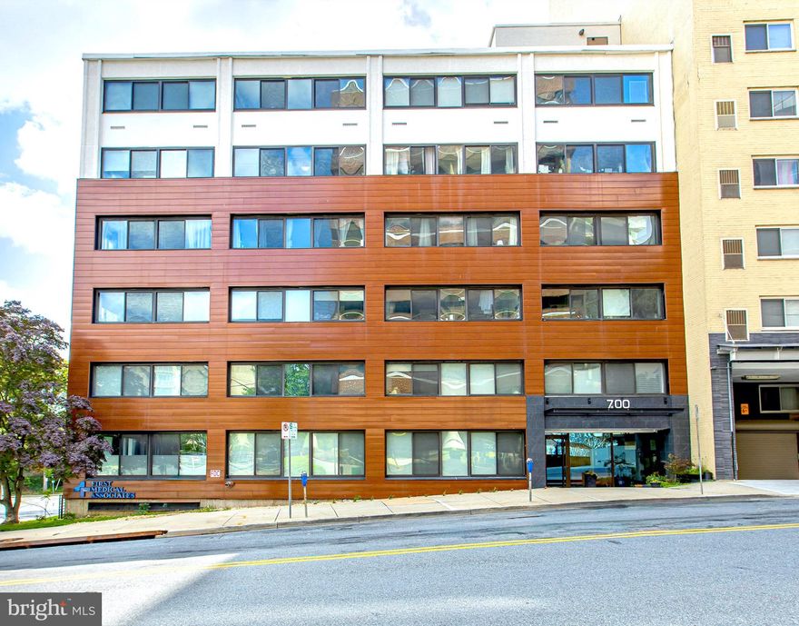 Welcome to modern living in the heart of Silver Spring. This stylish 1-bedroom, 1-bath residence at 700 Roeder Rd offers the perfect blend of contemporary design and unbeatable location.
Originally converted in 2022, this boutique building features  sleek finishes throughout, including a European-style kitchen with quartz countertops, stainless steel appliances, and durable luxury vinyl plank flooring. The thoughtfully designed layout maximizes both comfort and functionality, complemented by a full-size washer and dryer and a beautifully finished bath with porcelain tile.
Enjoy the convenience of a private storage unit, plus an Amazon package locker, and pet-friendly living.
Step outside and immerse yourself in everything downtown Silver Spring has to offer: moments from the Metro, Whole Foods, dining, shopping, and entertainment venues like The Fillmore Silver Spring and the AFI Silver Theatre and Cultural Center. With a county garage conveniently located next door, parking is easy and accessible.
Urban convenience meets modern comfort, this is city living at its finest!