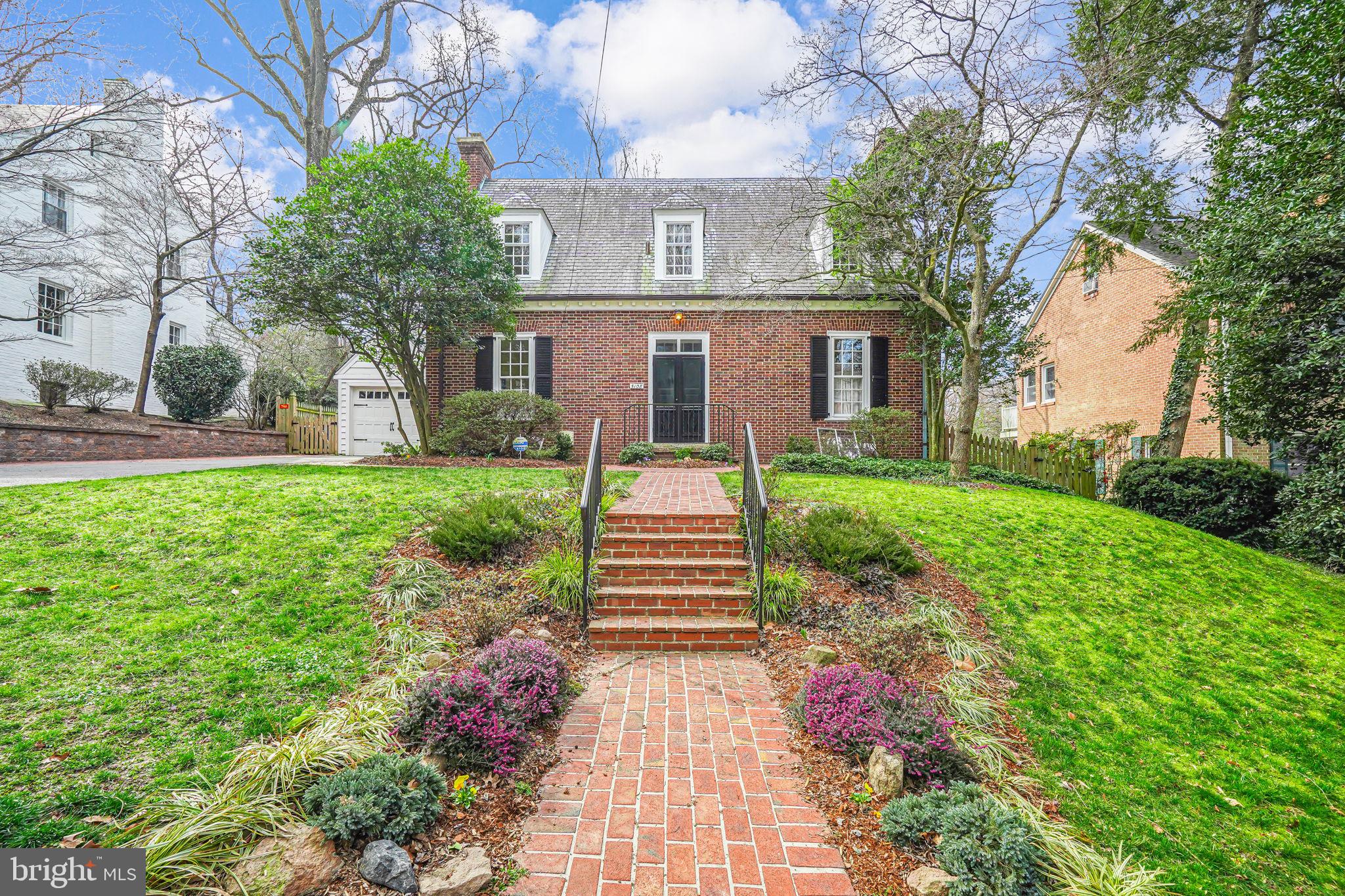 This Westmoreland GEM has it ALL-- LIGHT, stunning eat-in Kitchen, 2 fireplaces, GARAGE, impeccable charm and details throughout, plus updated systems throughout (see attached list). Primary Bedroom and full bathroom on first floor, with an additional 2 bedrooms and 1 updated bath on the 2nd floor, additional living room in the basement plus 1 recently added full bath, and so much storage. Appreciate the hand crafted built-ins throughout the entire home and a fig tree! Steps to Spring Valley shopping and Friendship Heights.
Highlights: 2021 70 gallon water heater; Chimneys relined and fireplaces repaired; Duct work cleaned; Fence installed and Breezeway gate built and installed Garage door - replaced door, track, and motor; Roof slates replaced, peaks caulked, dormers patched; 2 Attic fans added and temperature sensor; Gutter drains and french drains, Custom window seat and storage in dining room bay, Retaining wall and pathway by garage. Open Saturday and Sunday!