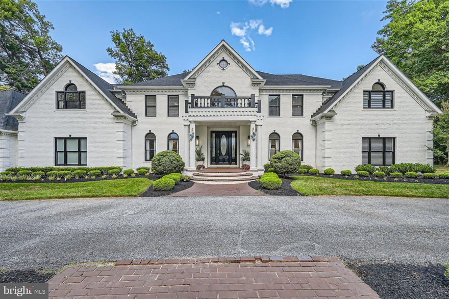 Welcome to this luxurious estate in Finksburg, MD, conveniently located, yet quietly tucked away, just minutes from Owings Mills, Reisterstown, Ravens training facility, shopping & more! This grandeur estate approx. 9000 sq. ft., across 2+ acres, feature 6 spacious BR’s and 6.5 baths, 4 car garage, hardwood flooring, wainscoting, chair railing & crown molding, French patio doors, endlessly spread across the rear of the home, a gourmet kitchen, scullery and Butler's pantry, in-ground heated pool & spa, pool/guest house & much more! You'll be amazed entering the two-story foyer, as you’re graced with a beautiful, curved staircase, featuring iron railing and wooden banisters, with adjacent formal dining and living rooms. The massive, luxurious gourmet kitchen is a chef’s dream, complete with 42-inch beautiful kitchen cabinetry, including attractive glass fronts & lighting, two islands with high end granite countertops, all new stainless steel commercial grade appliances, restaurant grade stove, double wall oven with French doors, wine cooler, warming drawer, built-in Cappuccino machine, 2 dishwashers, & built-in spice racks. As if this beautiful gourmet kitchen wasn't adorned with enough features, it also includes coffered ceilings, a large breakfast room, complemented with window seats, nestled under warming tall windows. The open floor plan creates an easy transition to the inviting family room, for additional lounging and relaxation, featuring an impressive two-story overlook, a custom media center with built-in shelving, surround sound, a pellet stove, accented with a floor to ceiling stone wall, and an amazing rear wall of French patio doors and picture windows, overlooking the estate’s rear picturesque views. The charmingly designed laundry & mud room is equipped with washer & dryer, custom cabinetry & shelving, and a luxury half bath. The main level also includes an expansive luxurious office, with French doors that lead to the outdoor entertainment and pool area. This handsomely designed office, with a custom shadow boxing accent wall is large enough to be considered an additional 1st fl. BR, adding to the versatility of the home. Additionally, this stately home includes a bonus in-law master suite, with sitting area & a full bath. 2nd. level living quarters includes the primary master ensuite, which is truly an intimate retreat, including a private covered patio, off the bedroom, for serene outdoor enjoyment. The master bedroom also features a gorgeous bathroom with spa-like amenities, including a massive steam shower, soaking jet tub, dual sinks, elegantly designed walk-in closet, and a bonus 2nd. fl. laundry room. 2nd. fl. also boasts 4 additional spacious, bedrooms with walk-in closets, 2 with window seating, 2 full buddy bathrooms, and one bedroom with its own sitting area & additional living space, large enough for your teens private area. The fully finished basement, superbly designed with epoxy flooring, is an entertainer’s delight, featuring a movie theater, glass enclosed wine room large custom wet bar with granite countertop, natural stone shelving, A family room area, with a cozy electric, modern fireplace, a billiards area, game room area,  glass enclosed gym and a full bath with a shower. Magnificent outdoor area features a heated in-ground pool and spa, custom paving, perfect for summer relaxation & entertaining, featuring a custom brick grill and counter, large pavilion with built-in media center and space for, several lounging areas, a spacious pool/guest house with a bonus full bath & additional indoor entertainment room. Estate completed with a 4-car finished garage, with beautiful epoxy flooring, loads of shelving & an above storage room. Circular, expansive, driveway with space for @ least 20 additional cars allows for large family gatherings. A MUST HAVE!