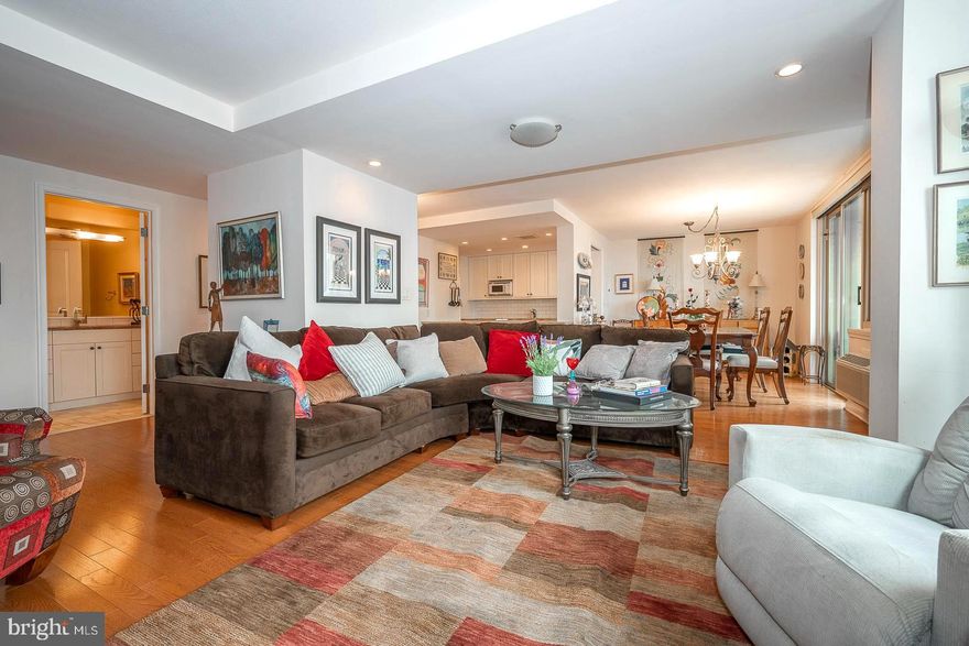 Prepared to be WOWED by this rarely available SOUTH-SIDE 3 bedroom, 2 bath, 1,971 Square feet RENOVATED unit  with TWO BALCONIES!  This Fabulous unit  boasts a bright, open floorplan featuring beautiful hardwood floors, built-in bookcases, cabinets, and sliders with amazing views! There is an updated kitchen with granite counter-tops with seating, a pantry, and a large, wonderful balcony  The huge primary bedroom has another private balcony, full bath, walk-in closet, and laundry.  There are 2 additional bedrooms, a full hall bath, and lots of storage completing this unit.  The WPH has 24-hour Security & Doorman, On-Site Management & Maintenance, Amazing Rooftop 25-meter Swimming Pool w/breathtaking views, Complete Fitness Center, On-Premises. VALET PARKING is available for $80 per month, THE MONTHLY FEE INCLUDES ALMOST EVERYTHING: All Utilities including electric, heat, air conditioning, water & basic cable, All Real Estate Taxes & Maintenance Package. This unit has an abundance of closet space, a Washer and Dryer IN UNIT, & newer top-of-the-line windows. This spectacular building has NEVER HAD AN ASSESSMENT! Nominal real estate transfer tax & no title ins. required. Experience the ability to walk out your door to first-class, 4-star restaurants, fabulous shopping & all the conveniences of this sought-after neighborhood. WPH has a walking score of 98 on Walkscore! One-time admin fee paid at closing.