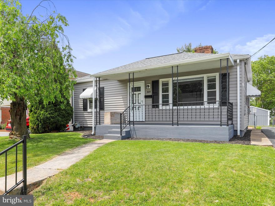 Welcome HOME to 309 Avon Rd!  This charming single-family, 2-3 bedroom, 2-bathroom, home has been meticulously maintained and is ready for its new owner.  Upon entering the front door you'll notice the gorgeous hardwood floors, bay window, and neutral colors in your open living room.  Off to the left you will find two spacious bedrooms and the main level full bathroom.  Both bedrooms boast hardwood floors, closets and natural light.  The full bathroom has been updated with ceramic tile, newer vanity, newer shower stall, and newer toilet.  Off to the right of the living room you'll find a beautifully updated eat-in kitchen with newer vinyl flooring, new backsplash, updated cabinets and overhead lighting.  Off the kitchen you'll enter into the partially finished lower-level area.  The lower-level offers a finished en-suite bedroom/den, updated full bathroom, utilities, laundry room and storage area.  Once you've toured the interior, step outside into your beautiful and spacious sunroom just off the kitchen with updated windows, skylights, and outdoor carpeting.  Just off the sunroom you'll enjoy your backyard with its paved patio and raised trex deck area.  The backyard is level, fully fenced, and a wonderful entertainment space.  Two storage sheds also convey.  Have we also mentioned the NEWER roof (2023), NEWER siding (2023), off street parking, and covered front porch?   Your new home is also conveniently located and within close proximity to major interstates, grocery stores, and other necessity shopping.  Schedule your private tour of this gorgeous HOME today!