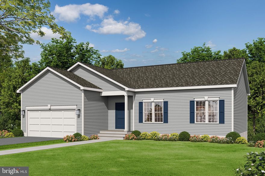 THIS PERFECT SPLIT BR PLAN OFFERS EVERYTHING YOU NEED, COMPACT AND EFFICIENT AND ALL ON ONE LEVEL.  THIS PLAN IS LOVED BY THOSE LOOKING TO DOWNSIZE WITHOUT GIVING UP ANY OF THE MODERN FEATURES WE ALL LOVE.  KITCHEN IS DESIGN EFFICIENT WITH AN ISLAND, PANTRY, GRANITE COUNTERTOPS, MAPLE CABINETS WITH SOFT DOOR AND DRAWER CLOSURE.   GREAT ROOM OFF THE KITCHEN, PRIMARY BR ON ONE SIDE OF THE HOME AND THE OTHER TWO BR'S ON THE OPPOSITE SIDE OF THE HOME.  WASHER AND DRYER INCLUDED IN APPLIANCE PACKAGE.  FULL UNFINISHED BASEMENT WITH RI PLUMBING FOR FUTURE EXPANSION/STORAGE.  TWO CAR GARAGE WITH GARAGE DOOR OPENER.  BUILDER OFFERS $3,500 TO BUYER FOR CLOSING COSTS IF THEY USE A PREFERRED LENDER AND DESIGNATED TITLE COMPANY. NO HOA OR COVENANTS. SEE VIEW DOCS FOR ADDITIONAL MODELS THAT COULD BE BUILT WITH PRICING.