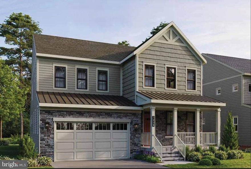 Brand new from Miller & Smith, the Everly at Sadler Square offers up to 3,503 sq. ft. of thoughtfully designed living space with 4–5 bedrooms, 2–3 full baths, and a 2-car garage. This home emphasizes convenience with a first-floor primary suite featuring a spacious bedroom, walk-in closet, and private bath. The open-concept main level includes a gourmet kitchen with island, dining area, and large family room, with the option to add a deck for outdoor living. Upstairs provides secondary bedrooms, a generous loft, and flexible storage or the option for a 5th bedroom suite. Standard features include hardwood flooring in the foyer, primary foyer, kitchen, and dining room, designer cabinetry, granite countertops, stainless steel appliances, and energy-efficient systems. Exteriors showcase James Hardie siding, stone or masonry accents, and professionally sodded yards, while the HOA includes trash service for added convenience. Built by Miller & Smith, with more than 60 years of award-winning homebuilding experience, Sadler Square is set in the desirable Short Pump area of Glen Allen, just minutes from shopping, dining, entertainment, and less than 30 minutes to downtown Richmond. Brokers are welcome. Blend of comfort and sophistication: schedule a private tour and discover the charm of Sadler Square living. Pictures are of the Everly Model not the actual home. Prices/terms/availability subject to change.