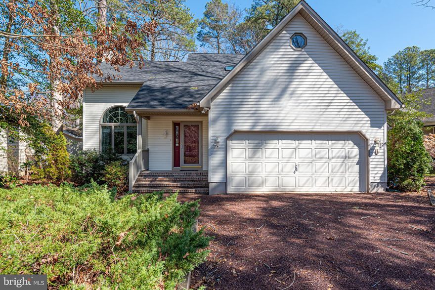 Nestled in the serene community of Ocean Pines, this charming contemporary home offers a perfect blend of comfort and style, ideal for those seeking a peaceful lifestyle. Situated just a short walk from the Ocean Pines golf course, the residence features three spacious bedrooms, a cozy loft, two and a half bathrooms, and plenty of storage located in the walk-in attic. As you step inside, you're welcomed by a cozy fireplace, creating the heart of the living space and offering a perfect spot for relaxing evenings. The open layout seamlessly connects the living room to the dining area and kitchen, which is designed for both functionality and charm, making it ideal for entertaining. The generously sized primary bedroom comes with an en-suite bathroom, providing a private retreat. Additional bedrooms are spacious, offering versatility for guests, a home office, or hobbies.

The property offers a manageable outdoor space that allows for easy maintenance while providing room for outdoor activities or gardening. The attached two-car garage adds convenience and additional storage, while the one-year-old large HVAC unit, with a 10-year warranty, ensures comfort throughout the seasons. The roof, replaced just three years ago, and the encapsulated crawl space with a dehumidifier and digital monitor, enhance the home's durability and efficiency.

Enjoy the community pools for relaxing on warm summer days and the variety of amenities and recreational opportunities that the Ocean Pines community offers. Whether you prefer leisurely neighborhood strolls or exploring nearby parks, this location provides something for everyone. This home is not just a place to live; it's a place to create lasting memories. With its inviting ambiance, thoughtful design, and community spirit, it's ready to welcome you home. Don’t miss the opportunity to make this delightful residence your own!