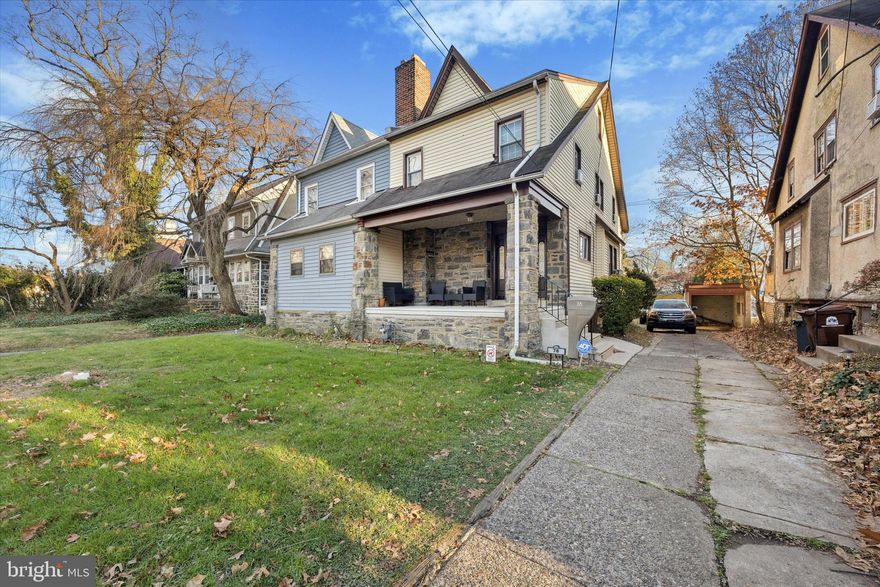 Welcome to 78 W Marshall Rd, a charming gem nestled in the heart of Lansdowne, PA! This beautifully maintained twin effortlessly blends classic character with modern updates, making it the perfect retreat for today’s homeowner.

Step inside to discover a sunlit living room adorned with gleaming hardwood floors and a cozy fireplace, ready to warm up your evenings. The spacious dining area flows seamlessly into well sized kitchen, complete with ample cabinetry for all your culinary needs.

Upstairs, you’ll find generously sized bedrooms with plenty of storage space and a full bath that’s been tastefully updated. The surprises don’t stop there—a partially finished basement provides a bonus space for a home office, playroom, or entertainment area.

Outside, the backyard invites you to relax or entertain, featuring a private patio ideal for summer BBQs or quiet morning coffee. Plus, the property includes off-street parking, a must-have convenience.

Located in a vibrant community, 78 W Marshall Rd is just minutes from local shops, restaurants, parks, and public transportation, offering both suburban charm and easy access to the city.

Don’t miss your chance to make this delightful property your new home—schedule your tour today!
Property is being sold As-Is. Seller does not have the bandwidth to make repairs.