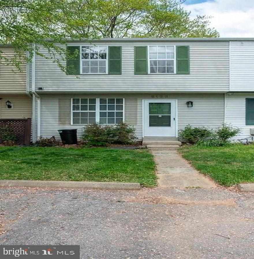 OFFER DEADLINE 04/21/26 @ 12pm. Nicely tucked away in the serene area of Hunters Woods this townhome is waiting for it's next Owner. This 3 beds 1 1/2 has a few updates including: NEW STORM DOOR, NEW KITCHEN CABINETS AND COUNTER TOPS, UPDATED FULL AND HALF BATHS, NEW FLOORING IN KITCHEN,  STAIRS AND LOWER LEVEL, NEW SLIDING DOOR IN THE LOWER LEVEL, NEW LIGHTING FIXTURES THROUGHOUT, NEW  WALKOUT AREA TO THE BACKYARD AND FULLY PAINTED . On the first level you'll find the living, dining, kitchen and half bath, the upper level three bedrooms and a full bath and the lower level completes the layout with a laundry room and family room that leads to the fenced back yard. This home is strategically located near major shopping, restaurants, parks, and nearby access to commuter routes, I-270, I-370, and the ICC (MD-200)