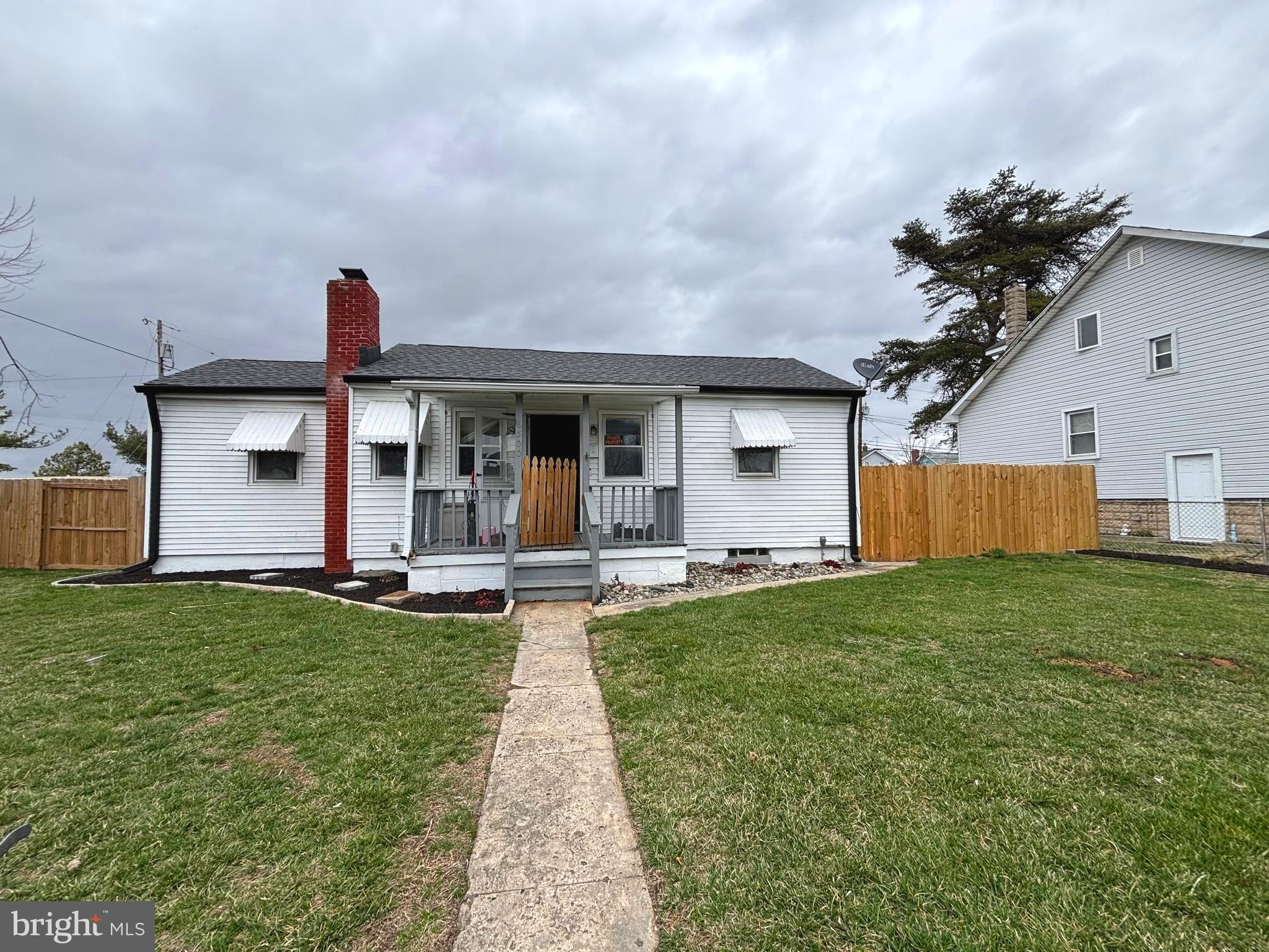Wonderful opportunity!! Detached rancher with a huge corner lot, deck, and front porch. Spacious home featuring recent updates, including a new roof and a newly installed roof on the shed. The kitchen has been upgraded with a stylish backsplash and marble finishes. Freshly painted interiors and updated siding enhance the home's appeal. The backyard offers privacy with a newly installed fence, while the bathroom features new ceramic tile. Conveniently equipped with a newer microwave, refrigerator, and washer/dryer. Conveniently located in the Colgate neighborhood near the Port of Baltimore, close to Fort Holabird Park, shopping, and dining options, this home provides easy access to I-695, I-95, and downtown Baltimore.