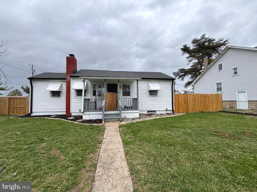 Wonderful opportunity!! Detached rancher with a huge corner lot, deck, and front porch. Spacious home featuring recent updates, including a new roof and a newly installed roof on the shed. The kitchen has been upgraded with a stylish backsplash and marble finishes. Freshly painted interiors and updated siding enhance the home's appeal. The backyard offers privacy with a newly installed fence, while the bathroom features new ceramic tile. Conveniently equipped with a newer microwave, refrigerator, and washer/dryer. Conveniently located in the Colgate neighborhood near the Port of Baltimore, close to Fort Holabird Park, shopping, and dining options, this home provides easy access to I-695, I-95, and downtown Baltimore.