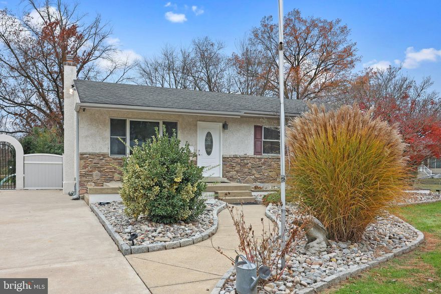 Welcome to 25 Saint Dunstans Road! This stunning stone rancher offers 3 bedrooms, 2 full bathrooms, and a host of features that make it the perfect blend of timeless charm  and modern amenities. With over 1,300 square feet on the main level, not to mention the fully finished basement, this home provides ample space for comfortable living and entertaining.

The property's exterior is a masterpiece of masonry and hardscaping, creating stunning curb appeal. A double-wide concrete driveway easily accommodates up to 8 cars, making hosting a breeze.  As you enter the home, you'll be greeted by porcelain tile flooring, crown moulding, and neutral paint throughout the first floor. The tile flooring runs seamlessly through the dining room that is open to the kitchen and features custom stone backsplash, black stainless appliances, new countertops, and elevated pantry. 

On the opposite side of the home, you will find the primary bedroom featuring a vaulted ceiling and additional floored attic storage space that runs the length of the house. Two additional bedrooms and a hall bathroom complete the main level.

Step through the French doors off the dining room to one of three outdoor living spaces. The expansive 15x26 deck, complete with a gazebo, provides the perfect vantage point to overlook the lower level fenced-in patio and flat backyard. Bordered by trees and backing up to a park, this oasis offers both tranquility and privacy. For optimal relaxation, enjoy the two year old above ground pool complete with sun shade and close proximity to the second patio, perfect for lounging in the sun. 

The basement is a haven of relaxation and entertainment, offering an updated full bathroom with a double vanity, tile shower with dual shower heads, and a convenient bench. With a full walkout to the backyard, this space seamlessly blends indoor and outdoor living. There are two large unfinished areas, one currently houses the laundry room and utilities, while the other serves as optimal storage with built in shelving. 

Additional recent upgrades include a newer HVAC system (2022), water heater, and attic fan(2023).  Located in the highly sought-after Upper Moreland School District, this residence is just minutes away from the Willow Grove Turnpike entrance, a short drive to the train station for commuters, and conveniently situated between Route 611 and Route 263. Enjoy close proximity to endless shops & restaurants including downtown Hatboro.

Well-maintained and move-in ready, this property is a rare find and even includes a one year home warranty! Don't miss the opportunity to call this house your home! Additional photos will be uploaded on Tuesday 11/21.