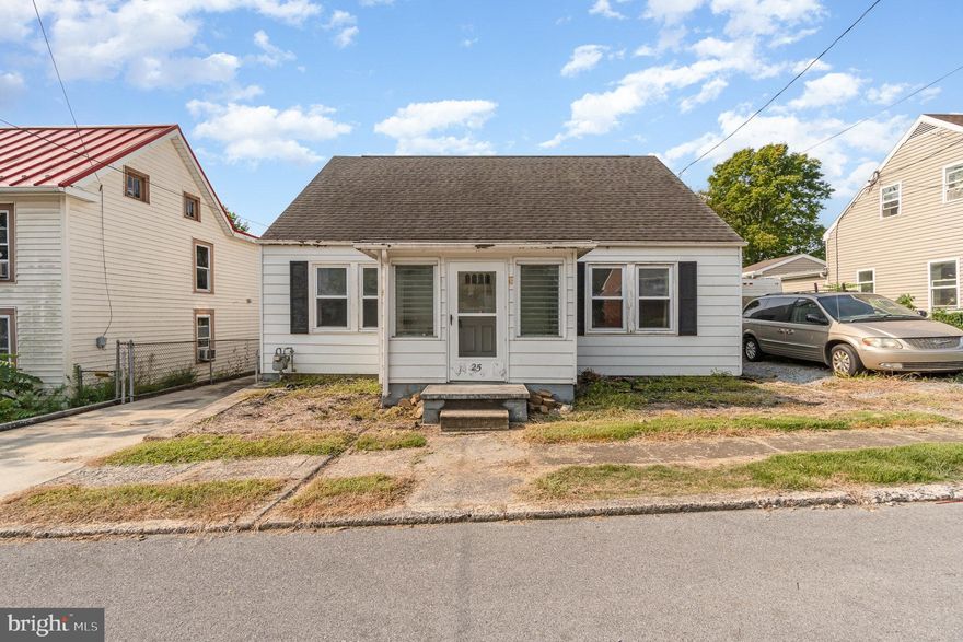 *Offer Received - Please have all highest and best offers to me before Noon on Sunday 9/1*
Welcome to 25 E Cemetery Street in the heart of Funkstown, MD! This 3 bedroom, 1 bathroom home offers 1,344 square feet of comfortable living space above grade, with the finishing touches just waiting to be completed! The home has almost another 1,000 square feet in the basement with a 2nd full bathroom just waiting to be updated. This home features a large backyard for the area, off street driveway parking with room for at least 2 cars, a main level bedroom, and central AC! Put your own personal touch on this property and gain a lot of equity in the process! Whether you're a first-time homebuyer or an investor come see this home today!