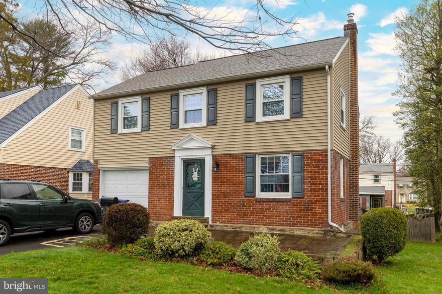 Welcome to this charming brick Colonial located in the desirable Overlook Hills section of Abington Township. The home features a traditional layout with a bright living room and dining room, both with hardwood floors. The eat-in kitchen includes a breakfast area and opens to a spacious family room addition, offering great space for everyday living and entertaining. The first floor also includes a convenient powder room and laundry area.

Upstairs, you’ll find three large bedrooms, all with hardwood flooring, and a three-piece ceramic tile hall bath. The full unfinished basement includes a waterproofing system and offers excellent storage or future finishing potential.

The property also features a fenced rear yard and a storage shed, providing additional outdoor space and functionality. The garage has been shortened to allow for the family room addition while still offering storage.

Priced to sell, this is a great opportunity to own a solid home in a sought-after location and make it your own. Surrounded by mature landscaping, the property offers convenient access to shopping, dining, public transportation, major employment centers, and the Pennsylvania Turnpike. A nearby park features baseball fields, basketball courts, tennis courts, and a community center.