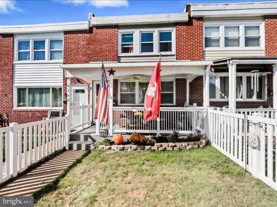 Welcome to this charming townhome in the friendly community of Friendship Gardens in Halethorpe! This home offers hardwood floors with generously sized rooms.  You will be welcomed by the newly fenced front yard and lovely front porch.  Then, enter through the front door into the living room and then to the updated kitchen with stainless steel appliances, large Silgranite sink and gas stove/range. From there, proceed to the additional space being used as a large dining area with large glass window to view the backyard. There is also a half bath and utility room next to the kitchen.   Glass door off the kitchen leads to a backyard and the two-story garage/guest house with a gas log fireplace.

Head upstairs to find a primary bedroom suite and large closets and new LVP flooring as well as two additional well-sized bedrooms on this level, along with a hall bathroom featuring a tub/shower combination.

This home boasts numerous recent upgrades, including a newer roof, HVAC system, water heater, some triple-pane efficient windows, fencing in front and back, and keyless entry on the front door. Additional features include new flooring  as well as fresh paint.  You will also love the convenience of stackable washer and dryer on the second floor!

Conveniently located 50 695, 295, 97 and 895 as well as shopping, schools, playgrounds, restaurants, and more, this beautiful home is move-in ready at an affordable price. Schedule your tour today and experience all this lovely property has to offer!