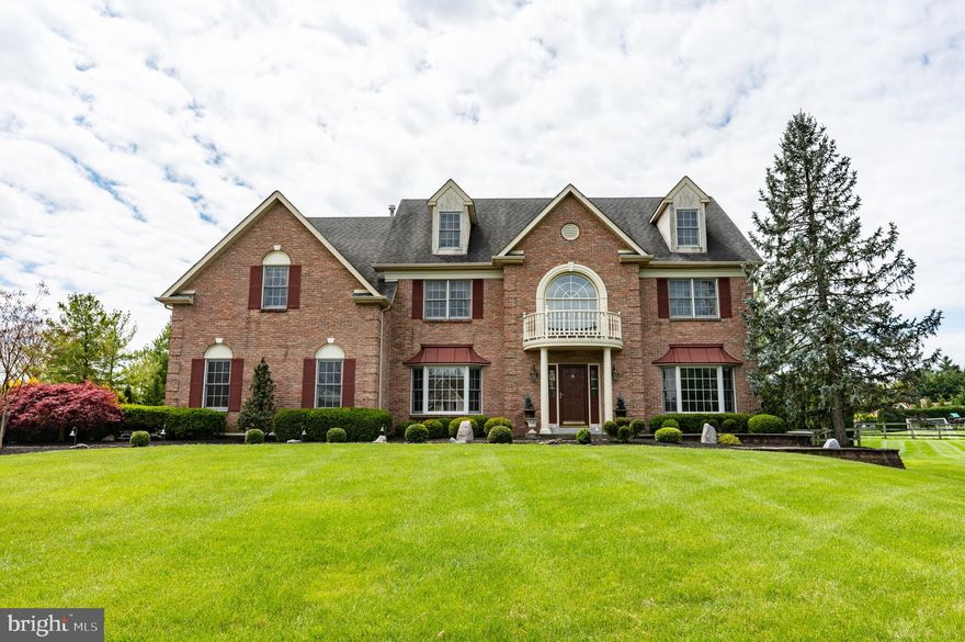 Step into the lap of luxury with this stunning 4,000+ square foot home nestled within the prestigious Hatboro-Horsham School District. Boasting 4 bedrooms and 3.5 bathrooms, this residence epitomizes elegance and sophistication. As you enter through the grand 2-story foyer with its curved staircase, balcony, and marble floors you're greeted by a sense of sophistication that permeates every corner of this home. The first floor graciously welcomes you with the majesty befitting its stature, adorned with exquisite custom millwork that includes ornate crown molding, meticulously crafted casework, elegant chair rails, timeless wainscoting, and artful framing. This floor unfolds with a series of distinguished spaces, each designed to evoke a sense of luxury and comfort. An inviting office beckons, providing a serene environment for productivity and focus. The living room bathes in natural light streaming through a large, bright bay window, offering a welcoming retreat for relaxation and gatherings. Adjacent, the dining room captivates with its hardwood floors complemented by a carpet inlay, enhanced by chair rails, crown molding, and expansive oversized windows that invite in the beauty of the outdoors. A culinary haven awaits in the recently updated kitchen, where gleaming light granite counters, a ceramic tile backsplash, and brand new stainless steel appliances stand ready to inspire the chef within. A gas cooktop and 42-inch cabinets add practicality and style to this gourmet space. The great room commands attention with its soaring vaulted ceiling and expansive atrium windows, which frame a majestic fireplace, creating a focal point of warmth and grandeur. A sliding glass door seamlessly connects indoor and outdoor living, leading to the picturesque paver patio, with custom firepit where moments of tranquility await. Completing the first floor, a thoughtfully designed laundry room, a convenient powder room, and an oversized 3-car garage provide the ultimate in functional luxury, ensuring every need is met with effortless ease. Ascend the second staircase to discover the opulent primary suite, complete with a lighted tray ceiling, spacious sitting room, and dual walk-in closets. The primary bathroom exudes luxury, featuring a dual vanity with granite countertops, a tile shower with a glass surround, and a jacuzzi soaking tub. Additional bedrooms offer comfort and style, with Bedroom 2 boasting a great closet and full bathroom, while Bedrooms 3 and 4 share a jack and jill bathroom. The finished basement presents two gym rooms and a wine room, ideal for relaxation and entertainment, adding approximately 700 square feet of additional living space. Both HVAC systems are brand new, ensuring optimal comfort year-round, and a new whole house generator provides peace of mind during rare power outages. The water heater is only a few years old, offering efficiency and reliability. Windows on the first floor are tinted, providing privacy and protection for flooring and woodwork. Outside, the meticulously landscaped 1-acre lot offers tranquility and seclusion, with mature trees and manicured lawns providing a serene backdrop. Conveniently located near Horsham Park, walking trails, and major routes, including 309, 202, and 476, as well as popular amenities such as Costco, Whole Foods, and Wegmans, this home represents the pinnacle of luxury living combined with modern convenience. Don't miss the opportunity to make this exceptional property your own!