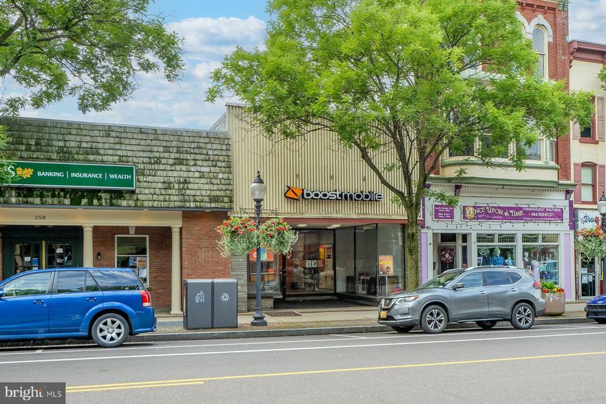 Turnkey Investment Opportunity – Fully Leased Retail Property with Boost Mobile Tenant
Pottstown, PA – Prime Downtown Location | Tenant in Place | Strong Foot Traffic

-Seize the chance to own a fully occupied, income-producing commercial property on the hottest block in  Pottstown’s revitalized downtown. Currently leased to Boost Mobile, this retail storefront offers immediate cash flow and excellent long-term value in one of the borough’s most active commercial corridors.

-Property Features:
Boost Mobile tenant in place – national brand with consistent traffic and brand recognition

This is part of a package deal the other parcels included in the sale are 258 & 260 E High St. Parcel number