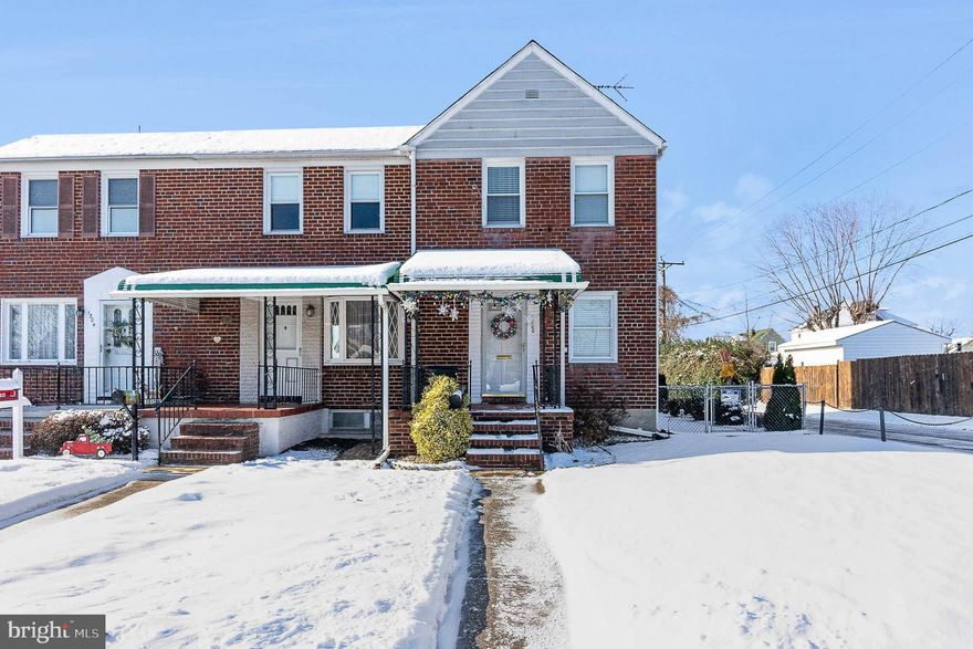 Well cared for End of Group Home featuring  hard wood floors, bright and airy kitchen with updated white cabinets built in microwave & dishwasher, Stainless Steel Gas Range, Stainless Steel Refrigerator & Kitchen Backsplash. Upstairs features 3 bedrooms and hall bath. The lower level features a rec room area, half bath and seperate laundry / storage room. The Covered front and back porches are the perfect place for those spring evenings. The rear yard is fenced and also features a covered patio. There is an extra fenced lot behind the home which features a 3 car parking pad & shed. This lot also conveys with the sale. This property is perfect for those family gatherings. Hurry visit this well cared for home today.