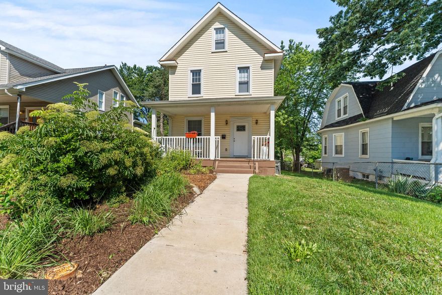 Welcome to 5012 Catalpha Road in the charming Lauraville Historic District of Baltimore! This stunning home combines old-world charm with modern conveniences. The open floor plan on the first floor, complete with solid hardwood floors, recessed lighting, and 9-foot ceilings, creates a warm and welcoming atmosphere. The kitchen has plenty of storage with its tall wooden cabinets, stainless steel appliances, and a pantry for all your culinary needs. All bedrooms feature hardwood floors and generous closet space. A major remodel in 2023 included refinishing or installation of hardwood floors, installation of an environmentally friendly Marmoleum floor in the kitchen, and painting of all walls with non-toxic, zero-VOC paints.

The home features two lush, low-maintenance, native plant gardens, which provide a changing landscape of beauty through the seasons while supporting valuable pollinators. The backyard raingarden is watered passively through gutter-directed roof runoff, thereby conserving water while preventing soil erosion.  You'll love the quiet, walkable neighborhood, where friendly neighbors and a suburban feel enhance the experience of city living. The home is conveniently located near shopping areas and bus lines, making everyday errands and commutes a breeze.

Whether you're enjoying the peace of this lovely home or exploring the vibrant Lauraville neighborhood, you’ll find that 5012 Catalpha offers the perfect oasis in the heart of the city. Schedule your showing today!