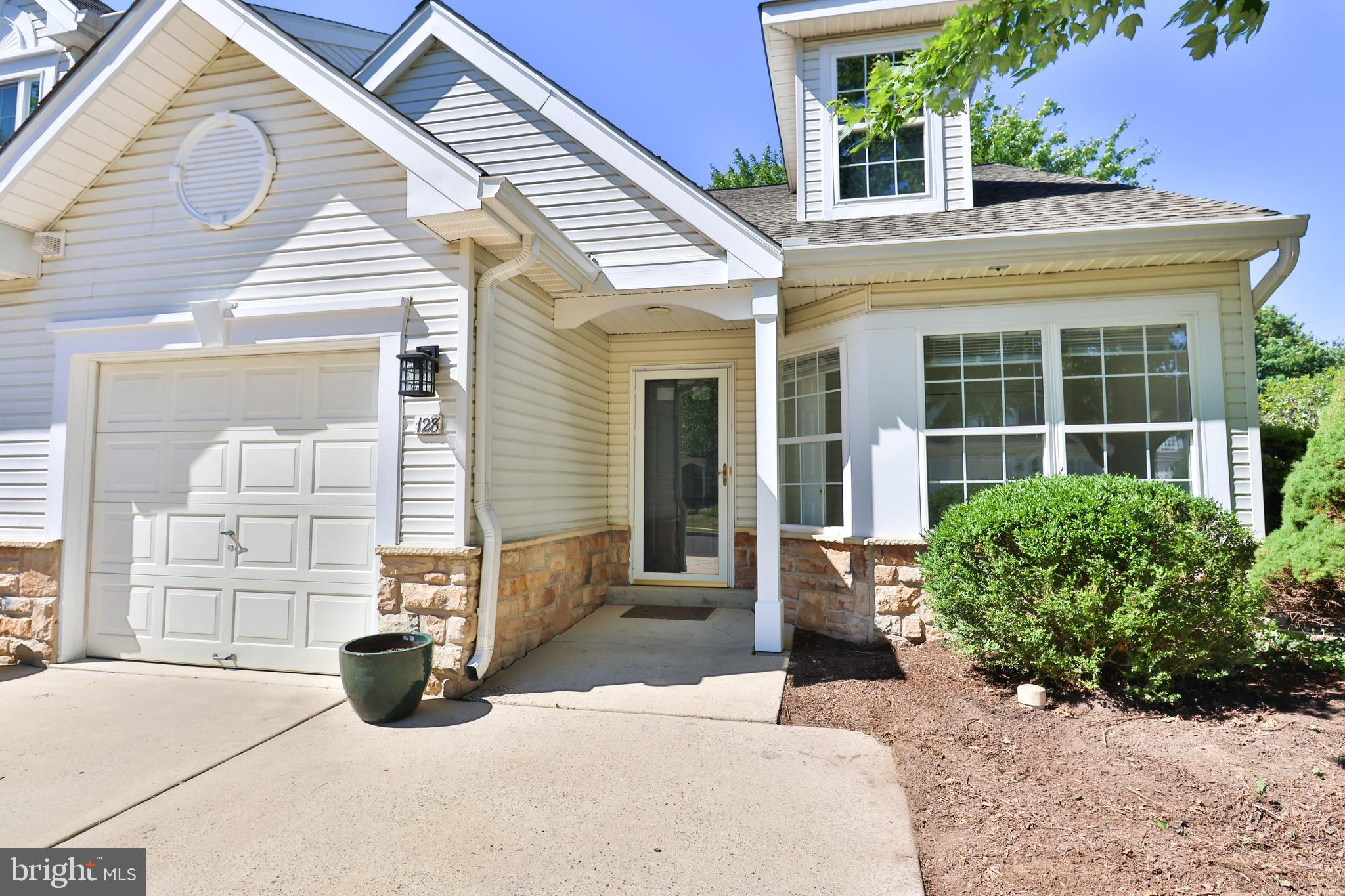 Welcome to one of the most desired over 55 communities in Bucks County. 128 Progress drive is a great little community located in Doylestown Township. Just last month, this (end unit) home was repainted, had new floors and carpeting installed, a new dishwasher, stove and microwave installed and fresh landscaping done. This end unit has an attached garage and two car driveway. The HVAC, washer and dryer are all newer.
This home is move in ready! In addition to all it's recent upgrades, this community is located near Doylestown Hospital, Doylestown borough and all it's shops and restaurants. There are parks, walking paths, and so much more just minutes from this home. Make your appointment today.