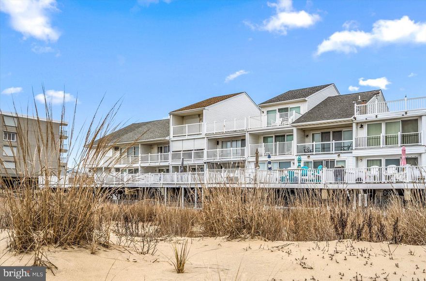NO HOA FEE'S - NO HOA FEE'S - OWNED IN FEE - # 15 BEACH VILLAGE - 140TH ST AND WIGHT ST - NORTH OCEAN CITY - 5 BR 3 BA - 3 LEVEL TOWNHOME - 1,800 SQ FT - DIRECT OCEAN FRONT - GREAT PLACE TO MAKE FAMILY MEMORIES - COVERED PARKING - JUST STEPS TO THE BEACH - FULLY FURNISHED - SHOWS FANTASTIC - EXCELLENT INVESTMENT PROPERTY - SUMMER RENTAL - $70,000 GROSS IN 2023 - MULTIPLE DECKS ON THIS TOWNHOME - ELECTRIC SHUTTERS -  JUST A FEW STEPS TO WALK TO THE BEACH - THIS PROPERTY IS BUILT AS SOLID AS A ROCK - INSIDE FIRE SPRINKLER SYSTEM - SOLD FULLY FURNISHED - BRING YOUR FAMILY TO SEE THIS GREAT PROPERTY - REMEMBER NO HOA FEE'S!!