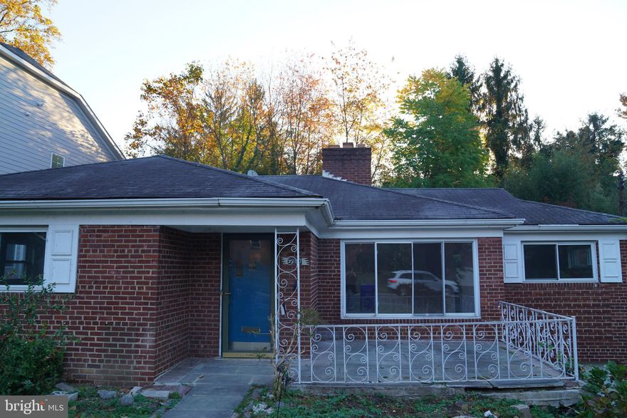 Location! Location! Location! A beautiful single family home -brick rambler style home sits back from the street on a lot over 0.31 acres. When you enter the front door you are greeted by a generous sized living room with fireplace. Dining room with country kitchen - new flooring. It has 3 bedrooms and Please take the stairs to the lower level where you find a finished flex room with a powder room, laundry and mechanical closet. The oversized 1 car garage offers plenty of additional storage or possibly an area for an expansion of the home's square feet. Montgomery County School Assignments are: Wood Acres ES, Thomas Pyle MS, and Walt Whitman HS. This house close to Washington DC, The Crescent Trail, Downtown Bethesda. Renter's insurance required