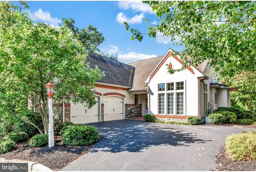 Matterport 3D Virtual Tour Available!   135 Maribel Lane is the very definition of a distinctive, top quality home with the uniqueness of having no exterior home or yard maintenance to soak up your valuable time.  Here you will find all you desire in a home to enjoy a carefree and busy lifestyle.  All of your living requirements can be found on the main floor inclusive of a private master suite boasting his and hers walk in closets, a gorgeous custom designed and very spacious chef's kitchen featuring granite tops, generous island, built in 6 burner gas stove, separate butler's pantry area and tons of custom cabinetry. The main floor also features 2 separate living/ seating areas plus a private den or office, a formal dining room, and a very spacious laundry room with sink. The walk out lower level will impress with it's own well equipped kitchen and  bar area with fireplace, a separate TV or media room,a wine cellar to die for,a private bedroom with full bath, a sun filled sitting or exercise room room, and a very private paver patio for outside enjoyment. To complete the living space, on the second level of the home you'll discover 2 more bedrooms, each with it's own walk in closet, another full bath and a loft/ seating area overlooking the living room below.  You will appreciate the fine finishing touches thru out this lovely home including vaulted ceilings, custom panel moldings, custom built ins, a quality mix of flooring to include wood, tile and carpet, warm and inviting paint colors and so much more. This is that rare chance to own a spacious , total quality built and appointed home, located close to everything South York has to offer, including York Hospital and Apple Hill Medical Center and I -83, without the hassle of any lawn or snow responsibilities. Shown only to pre qualified buyers by appointment only.