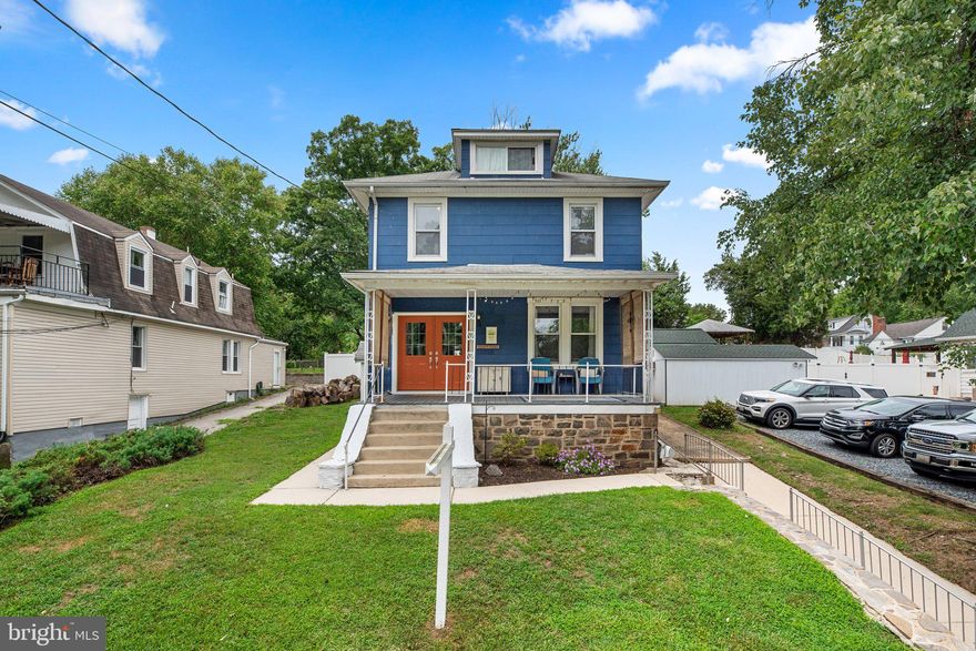 Welcome to this beautiful move-in ready 4BR/2BA Craftsman style home nestled on a spacious lot. Ample parking awaits steps from the cozy covered front porch, featuring a double entry door into your forever home. This residence exudes original character, starting with the expansive entry hall showcasing a traditional staircase to the second floor. The main floor boasts a sunlit living room with abundant natural light, an arched entry leading to the inviting eat-in kitchen, and a spacious family room adorned with a bowed window and classic transom above the entry. Access the newly renovated full bathroom from the family room. The kitchen dazzles with plenty of cabinets, crown molding, open wall shelving, stainless steel appliances, a deep sink beneath a window, and ample space for a large dining table. Original charm continues upstairs with three generously sized bedrooms, each featuring large closets and doors crowned with transom windows. A newly renovated full bath complements these bedrooms, with an additional spacious bedroom located in the loft area. The lower level offers extensive storage, laundry facilities, and a convenient walk-out to the side yard. Step outside from the kitchen to discover an extraordinary yard, boasting lush green spaces, inviting patios for conversation and entertainment, and a sizable above-ground pool atop the fenced yard. This home is move-in ready, offering new homeowners newer HVAC, updated flooring/carpeting, appliances, and more. Imagine all this, perfectly situated near shopping, dining, and commuter routes. Book your showing today!!