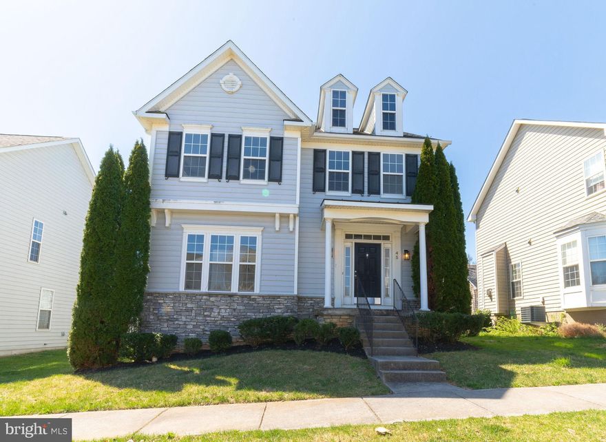 Move in ready and updated colonial in Huntfield!  4 Bedrooms, 2.5 bathrooms with a full unfinished basement for room to expand and build your own man cave.  Fresh paint, lighting and flooring throughout the home.  LVP and hardwood flooring on the main level, carpet upstairs in the bedrooms.  Detached garage in the rear.  Community has a park and tennis courts.  Great commuter location just a minute to route 9 and close to the Virginia line.  High speed internet available.  Agent is owner.