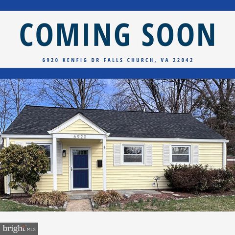 6920 KENFIG DRIVE FALLS CHURCH VA 22042