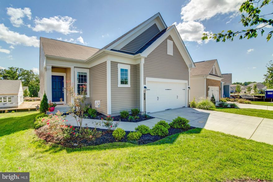 This home shows like a model home and is immaculate from top to bottom.  Custom Paint, Beautiful Floors, Kitchen, LR, DR, Sun Room that opens to large Deck, Den, MBR and 2nd BR all on main level!   Upgrades galore!. Open Floor plan for entertaining. Lower level has large  Rec Room, Bedroom, Full Bath and loads of storage space.  Opens to beautiful patio.Active Adult Del Web community/lifestyle.