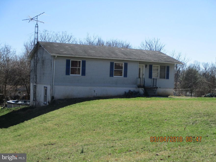 Larger than it looks (5 bedrooms) rancher in So. Berkeley County. Great location near I81 with country living in large yard. Basement finished with 2 bedrooms, workroom and storage.  Large yard with shed and above ground pool. Price reflects needed repairs. Ask about FHA/USDA Renovation loans for repairs after settlement for a home with great potential and value.