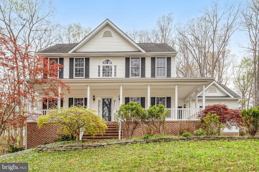 ******Apply Using RentSpree*****
Stunning Colonial with Upgrades & Unique Features. Nestled in a serene, wooded setting, this gorgeous Colonial offers comfort and modern upgrades. The upper level features three spacious bedrooms, two full baths, and the convenience of an upstairs washer and dryer. The finished basement includes a wet bar, a large rec room for your enjoyment, as well as a full bath and ample storage area.  Home is equipped with a whole-house generator for peace of mind. A handicap-accessible ramp at the back of the house leads to a main-floor in-law suite with its handicap-accessible bathroom, offering flexibility and convenience. Step outside to a beautifully designed fire pit area. The home is also equipped with LeafGuard seamless gutters for easy maintenance. Plus, a spacious 16' x 24' two-story storage shed with electricity provides ample storage or workspace. Conveniently located just a short drive from I-95 and the VRE, this home offers the perfect blend of privacy and accessibility. Don’t miss out on this one-of-a-kind property with incredible extras! New wood floors on the second level in November 2023, and new quartz countertops and cabinets installed in April 2025. Marble Floor in powder bathroom, Nov. 2023, new flooring in guest bathroom in Nov. 2023. New wet bar in Nov. 2023. Brand New wine fridge in April 2025. The washer/dryer is from 2022