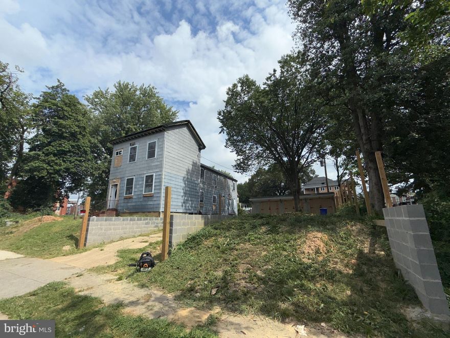 Great opportunity to complete this project.  Owner couldn't finish it due to a personal hardship.  All work done under code and with county permits.  Work done includes new roof at the house and garage, new  framing and subflooring, new duct work and new panel & electrical wiring, new windows and doors, new insulation at upper level, laundry ready, crawl space. 4Brs & 3BAs.  Large 2-car detached garage that could be used as storage as well.