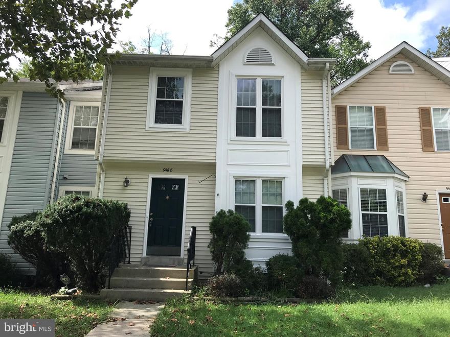 3-levels town house. New paint, wood floor in all three levels. Walk out basement and fenced back yard and back to woods. New paint on deck. Available right away.