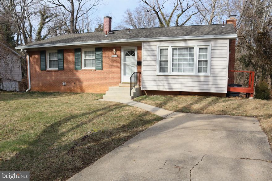 This home is occupied!!!   3  Blocks to Twinbrook Metro - Red Line!!    Fantastic new Kitchen Renovation just completed!!   Includes quartz countertops!  Eat in Kitchen with sunny bay window,   Lovely Hardwood floors on the main level,  Updated double pane windows.  Nice sized bedrooms,   2 full baths on main level.    No Carpeting and electric stove!   Lead Paint free home!  Bright sunny rec room in bsmt,  leading to a lovely level yard,  Fireplace does not function/ will not be repaired,  Very large extra storage room or home office,   NO bsmt bedrooms.   Large utility room for storage.   Newer Hot water heater,  gas furnace.   This home is in tip top shape.   Move in July 10,  Pet under 40 pounds okay with $50.00 monthly pet rent.  Some breed restrictions.