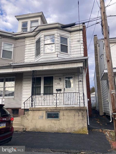143 N RAILROAD AVE. FRACKVILLE PA 17931