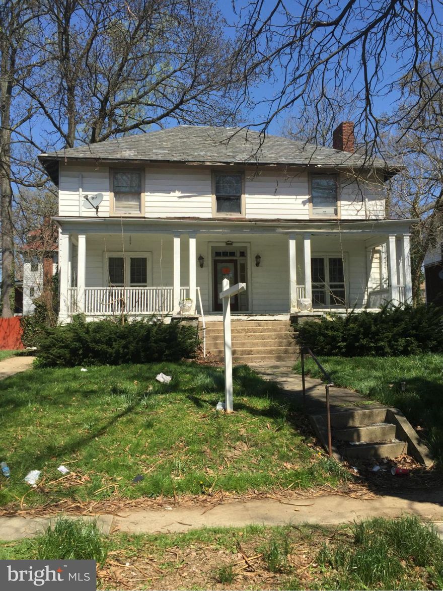 This house is a must see for investors it has great bones and is waiting for the right person to bring it back to its full potential.  The house has a very spacious floor plan and still has a lot of its original character.