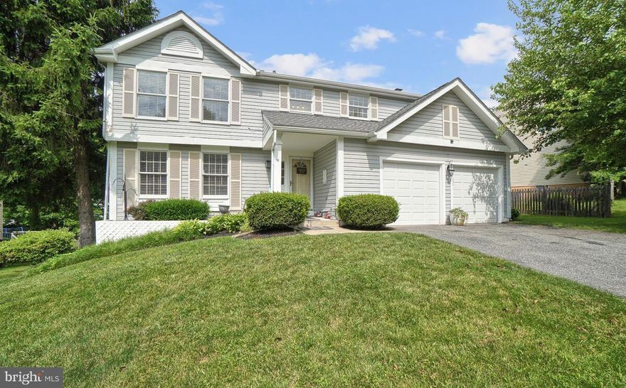 Welcome Home to this stunning 4 Bedroom 2.5 Bathroom, 2 car garage colonial home in the sought-after Watkins Meadows. How rare to find a single-family home in Germantown, MD in a community with NO HOA! You will absolutely love this freshly painted home with a recently renovated kitchen. Stainless steel appliances, quartz countertops, and shining hardwood floors in the living room with a brick wood burning fireplace. The primary bedroom has hardwood floors and an updated En suite bathroom with a glass walk in shower, with a spacious walk-in closet and vanity area. All other bedrooms have brand-new carpeting and renovated hallway bathroom. The spacious basement is great for entertaining with a built-in bar, laminate flooring, flow through walkout French doors to a beautiful scenic fenced in backyard. Plenty of space for hosting and entertaining in the backyard and deck. Watkins Meadows Community is conveniently located near shops, restaurants, schools, and county parkland. Great opportunity you do not want to miss!!