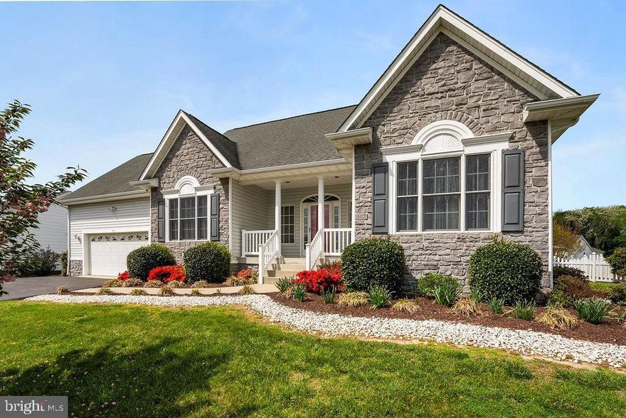 Back Active after having some work done! Welcome to this charming 3-bedroom, 2-bath rambler nestled on a spacious corner lot in the desirable Bowling Green Meadows community of Bowling Green, VA. As you step inside, you're greeted by a bright and welcoming family room featuring a cozy gas fireplace—perfect for relaxing or entertaining.

To the left, the formal dining room overlooks the front yard and flows seamlessly into the kitchen, which includes a cozy breakfast nook and sliding glass doors that lead to the back deck—ideal for morning coffee or weekend barbecues.

The private primary suite is thoughtfully positioned off the kitchen, offering a spacious walk-in closet and a luxurious en-suite bath complete with a soaking tub, separate shower, and double vanity. A split floor plan provides added privacy, with two additional bedrooms and a full bath located on the opposite side of the home.

Upstairs, a versatile bonus room above the garage—equipped with a mini-split system—offers the perfect space for a home office, hobby room, or 4th bedroom. The home is complete with a two-car garage and a fully fenced backyard featuring a storage shed for added convenience.

Don’t miss the opportunity to make this beautiful home yours!