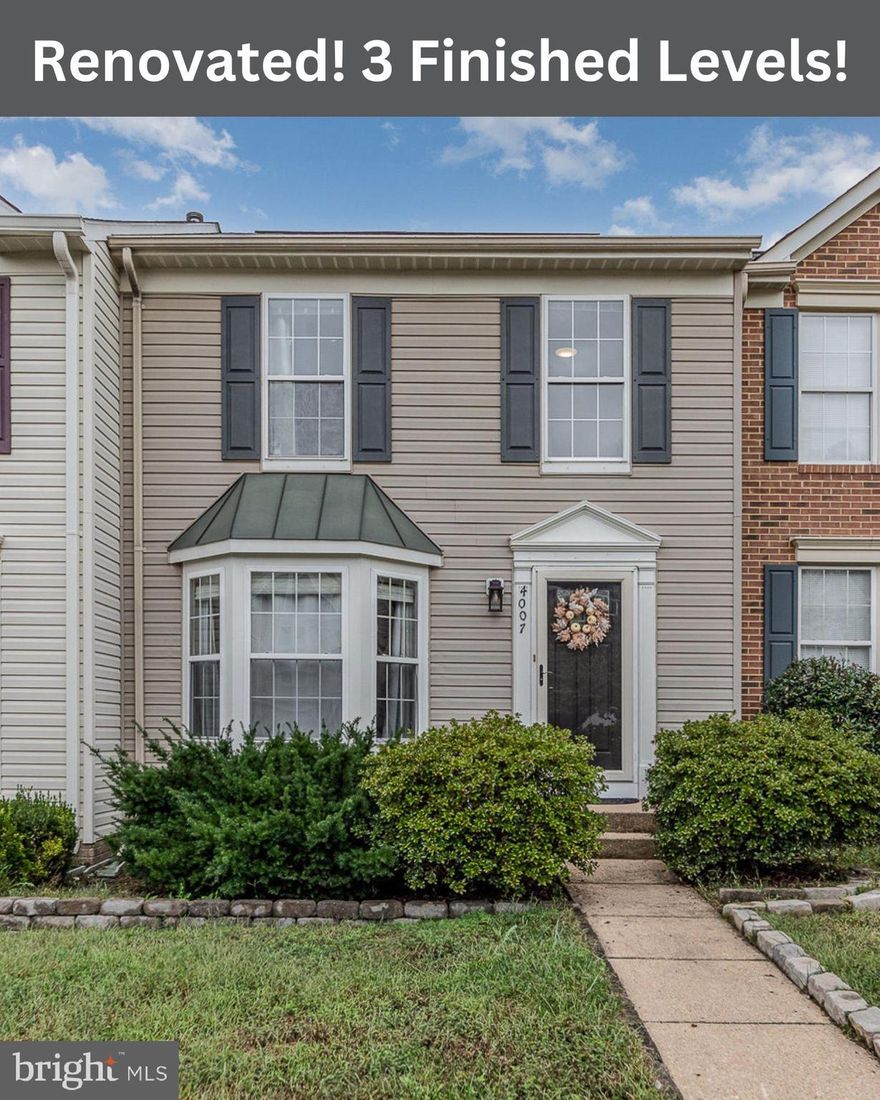 This townhouse located in the amenity rich neighborhood of Lee's Hill may look small from the front, but surprises with three finished levels of living space. Step inside to discover a beautifully updated home with plenty of room for everyone. The main level features a bright and open layout with gleaming wood floors in the entryway and living area and gorgeous travertine tile flooring in the kitchen and rear bump which includes a gas fireplace. Perfect for entertaining! The kitchen has stainless steel appliances and brand-new quartz countertops. Upstairs, you'll find three bedrooms with the primary bedroom being very large and has his and hers closets. Two full baths including a just updated primary bath with a oversized tub, shower, dual vanities and LVP flooring. The lower level has also been completely updated. It offers the third full bath and the fourth bedroom but also ideal for a recreation room (current use), home office or gym. Bar with stools is negotiable but can be removed. Worried about storage? Don't! There is lot's of closet space with a main level walk-in storage closet and the basement has a large storage area with shelving. Updates include new carpet, new kitchen countertops, appliances only 4 years old, water heater 3 years old, new fans, new outdoor fixtures and new toilets, primary bath has brand new LVP floors, double vanity and light fixtures.  The deck boards were replaced in 2020 and stained at that time. There is an upper deck and lower covered deck that opend to the fully fenced backyard that backs to trees for privacy.  Lee's Hill neighborhood offers a large outdoor swimming pool, clubhouse, tennis courts, basketball court, playgrounds, walking/jogging trails, and a picnic area with a covered pavilion.  You can't beat this location! Only 2.5 miles to Spotsylvania Reginal Medical Center, Publix, Target, Marshalls, Ross and lots of other shopping with numerous restaurants. For commuters you have the Spotsy VRE 2.8 miles away and a new commuter parking lot 3 miles away.  Don't miss out on this hidden gem with endless possibilities!