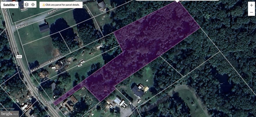 Build your DREAM home on this almost 2 acres' lot. Ideally located off Truslow Rd, amidst a tranquil setting. And a  cute little POND in the rear of the property. Extremely peaceful and surrounded by trees, with the beautiful SOUNDS of  nature.  GREAT LOCATION! Very close to I-95 and route 17, and also close to shopping and restaurants and even the mall. There are two barns. One has electricity and the second one is a pole barn, located towards the back. Water hook up is available.
Plat is available in the documents section.