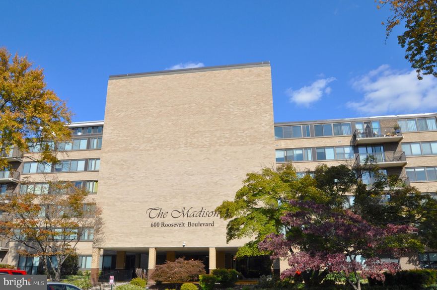 ***OPEN HOUSE Nov 2 from 1-4PM***  Great turn key condo that awaits its new owner in The Madison.  Located on the quiet side of the building away from street noise, this condo has been freshly repainted and features luxury vinyl flooring throughout the spacious unit.  The oversized living room opens to the balcony, which is perfect for morning coffee with the sunrise with its eastern exposure.  The primary bedroom is huge and has a wall of closets to handle the biggest wardrobe.  The building has a great top floor party with endless views and a grilling / picnic area.  The Madison is located walking distance to the  East Falls Church metro station or take the bus with a stop located at the property... leave the driving to someone else!  Also convenient to the property is the Eden Center and all the amenities of 7 Corners.