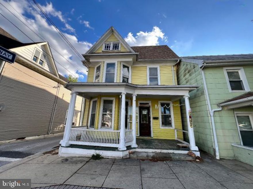 Located in the heart of historic Westminster, this single-family home presents a rare opportunity to restore a classic property to its former glory. Rich with character, the home features many original details including ornamental woodwork and original hardwood floors that showcase its timeless charm.
The upper level offers four bedrooms with access to a stand-up height attic, providing additional potential living or storage space. A full unfinished basement adds even more flexibility for future expansion or customization.
Outside, you’ll find a large fenced rear yard along with two rear decks—perfect for reimagining outdoor living and entertaining. A welcoming front porch faces Main Street, offering a classic setting to enjoy the surroundings.
This property requires a complete renovation and is ideal for investors, renovators, or buyers looking to bring their vision to life in a prime historic location. The property will NOT qualify for any standard financing.