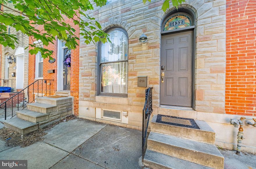 Beautifully maintained Federal Hill home offering 3 bedrooms, 2.5 bathrooms, and a fully finished lower level across four spacious levels. The main floor features separate living and dining areas with hardwood floors and exposed brick, along with a well-appointed kitchen offering ample cabinet space, a convenient powder room, and in-home laundry. Step outside to a private, fenced rear patio—perfect for entertaining or relaxing.

The upper two levels include three generously sized bedrooms and a full bathroom. The finished lower level provides additional living space that can be used as an additional bedroom or living room with a full bathroom, and an unfinished area ideal for storage.

Ideally located with easy access to local dining, shopping, and all that the area has to offer—this home combines charm, space, and convenience.

New duct work installed throughout the house in 2025 with new chimney cap.  New furnace installed 2025.  Dishwasher 2024, Dryer 2025